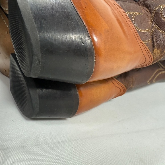 ACME Vintage Western Cowboy Boots Leather Lizard Toe Women’s 8.5 - Picture 14 of 16